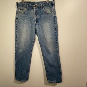 Carhartt Blue Traditional Fit 36x30 Jeans with Classic Denim Style